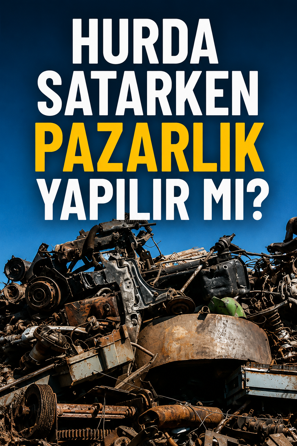 Hurda satarken pazarlık yapılır mı?